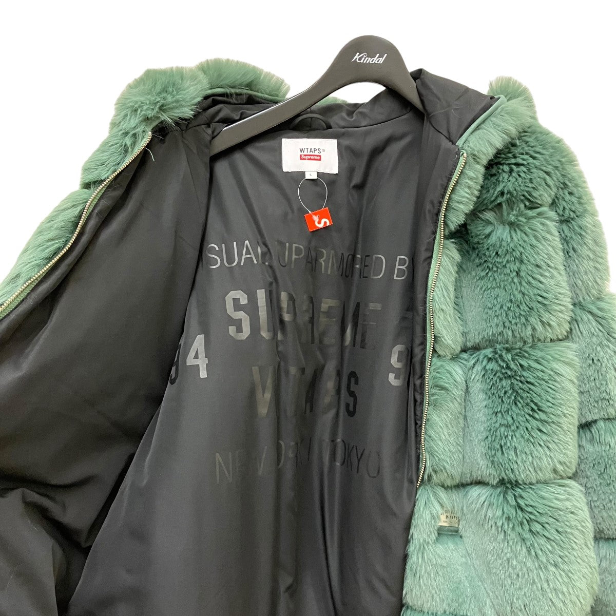 Supreme×WTAPS 21AWFaux Fur Hooded Jacket グリーン サイズ L｜【公式】カインドオルオンライン  ブランド古着・中古通販【kindal】