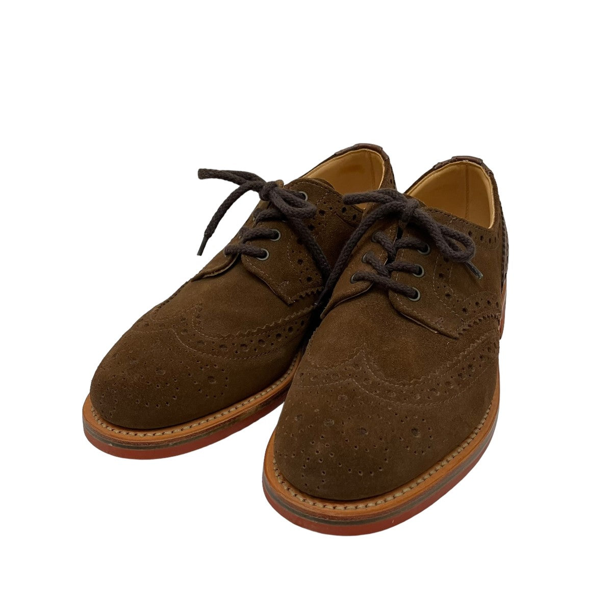SANDERS×TAKEO KIKUCHI レザーシューズ 9413SS ブラウン サイズ