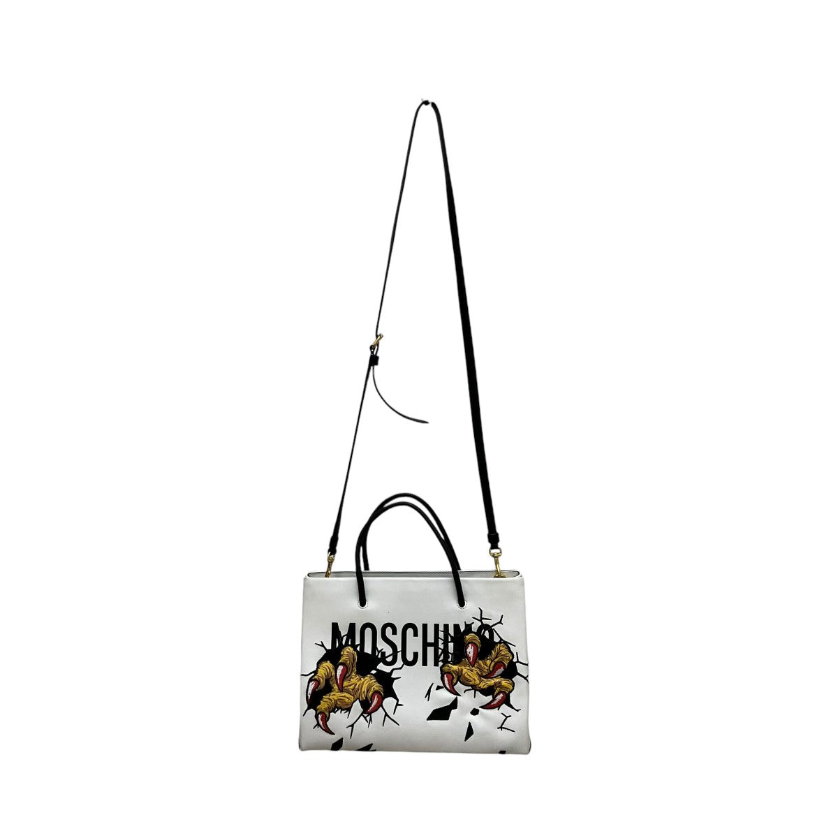 MOSCHINO(モスキーノ) 2WAYバッグ ホワイト｜【公式】カインドオルオンライン ブランド古着・中古通販【kindal】