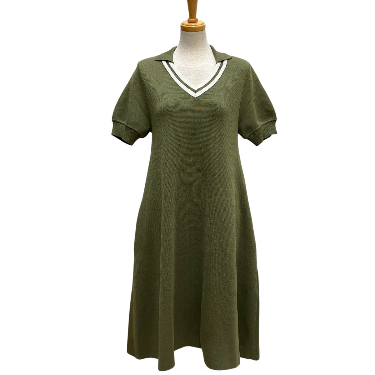 FOXEY NEW YORK フォクシー クラシックD ワンピース ベルト半袖 FOXEY NEWYORK(フォクシーニューヨーク) 半袖ワンピース36465