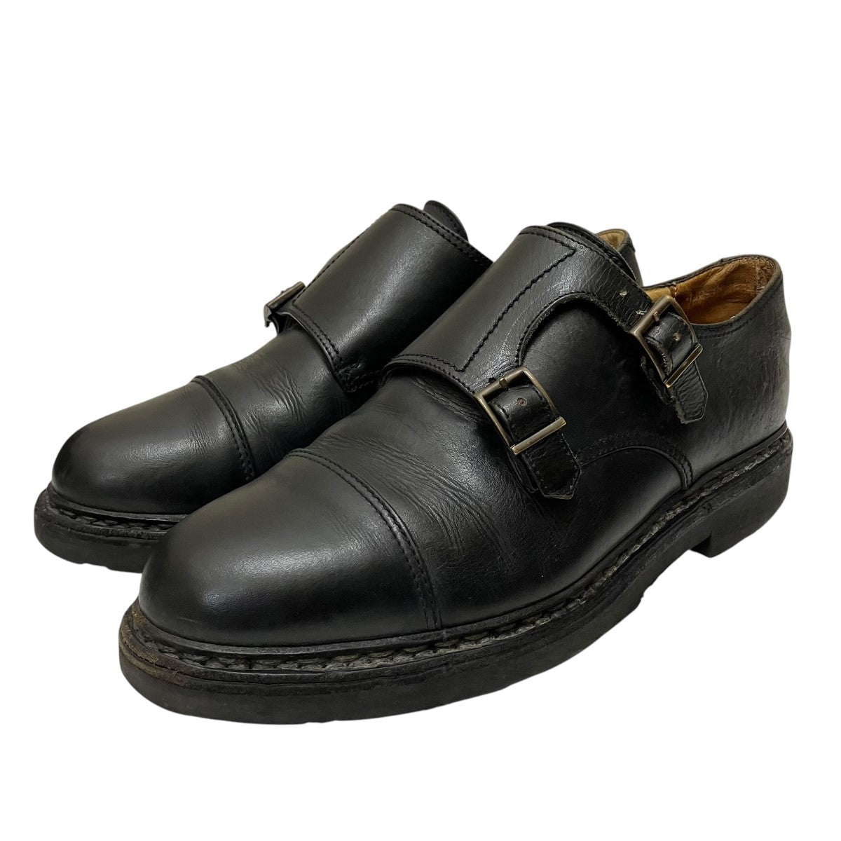 PARABOOT(パラブーツ) WILLIAMダブルモンクストラップシューズ ブラック サイズ 6 1/2｜【公式】カインドオルオンライン  ブランド古着・中古通販【kindal】