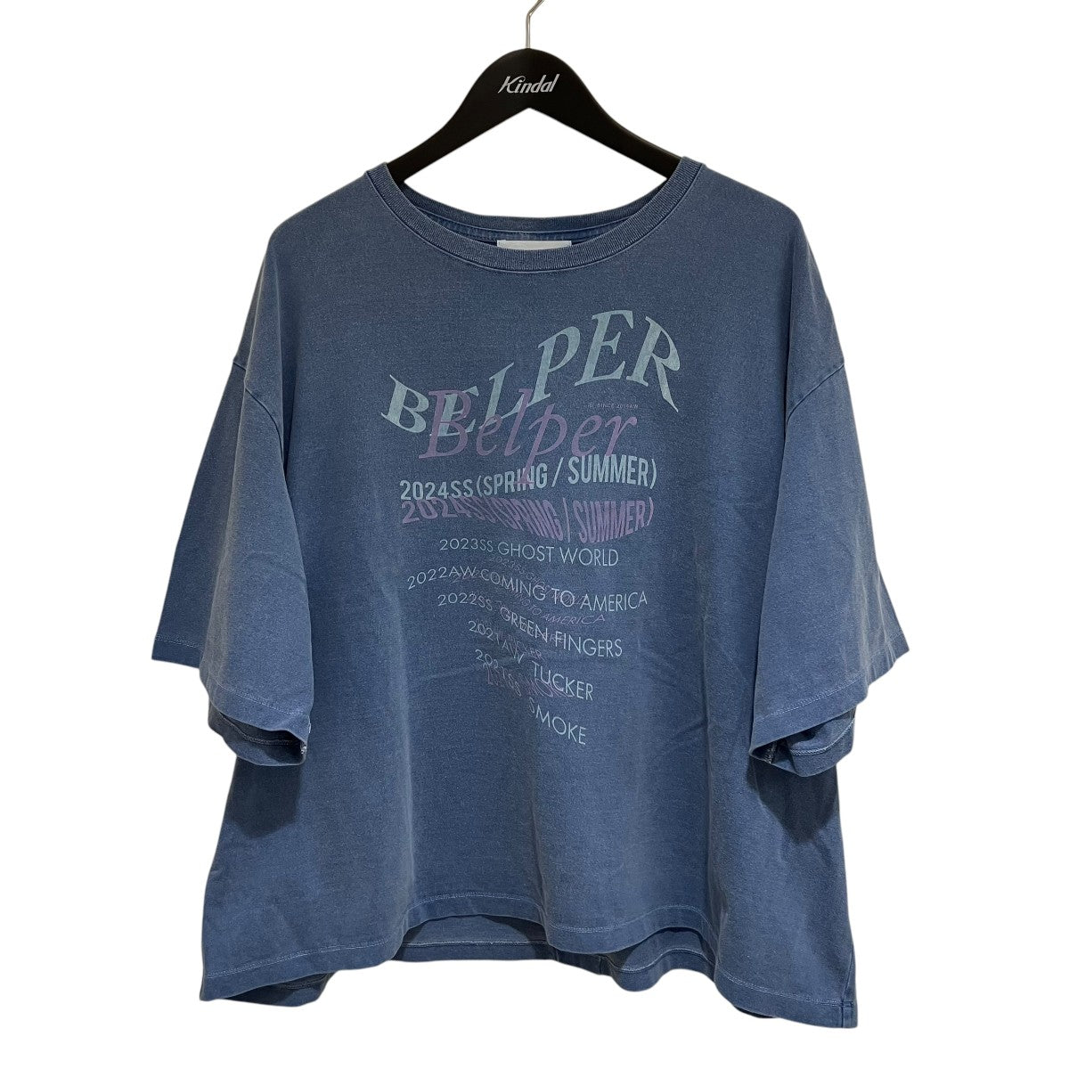 「washed typography t」半袖Tシャツ2013-0124
