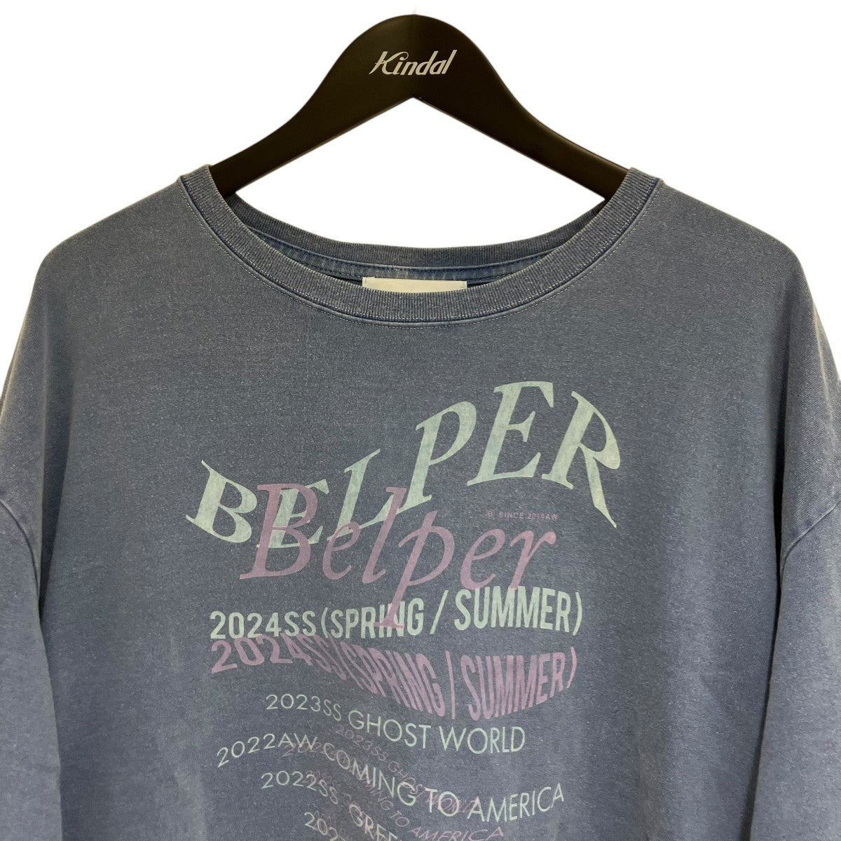 「washed typography t」半袖Tシャツ2013-0124