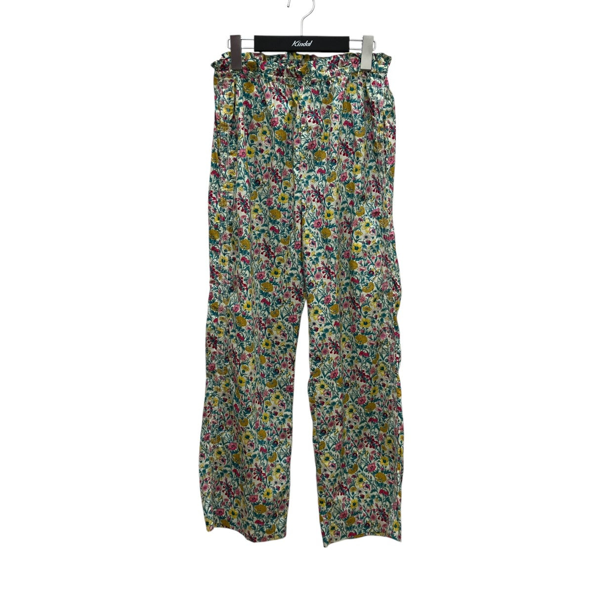 ne quittez pas(ヌキテパ) Liberty Print Side Embroidery Pants