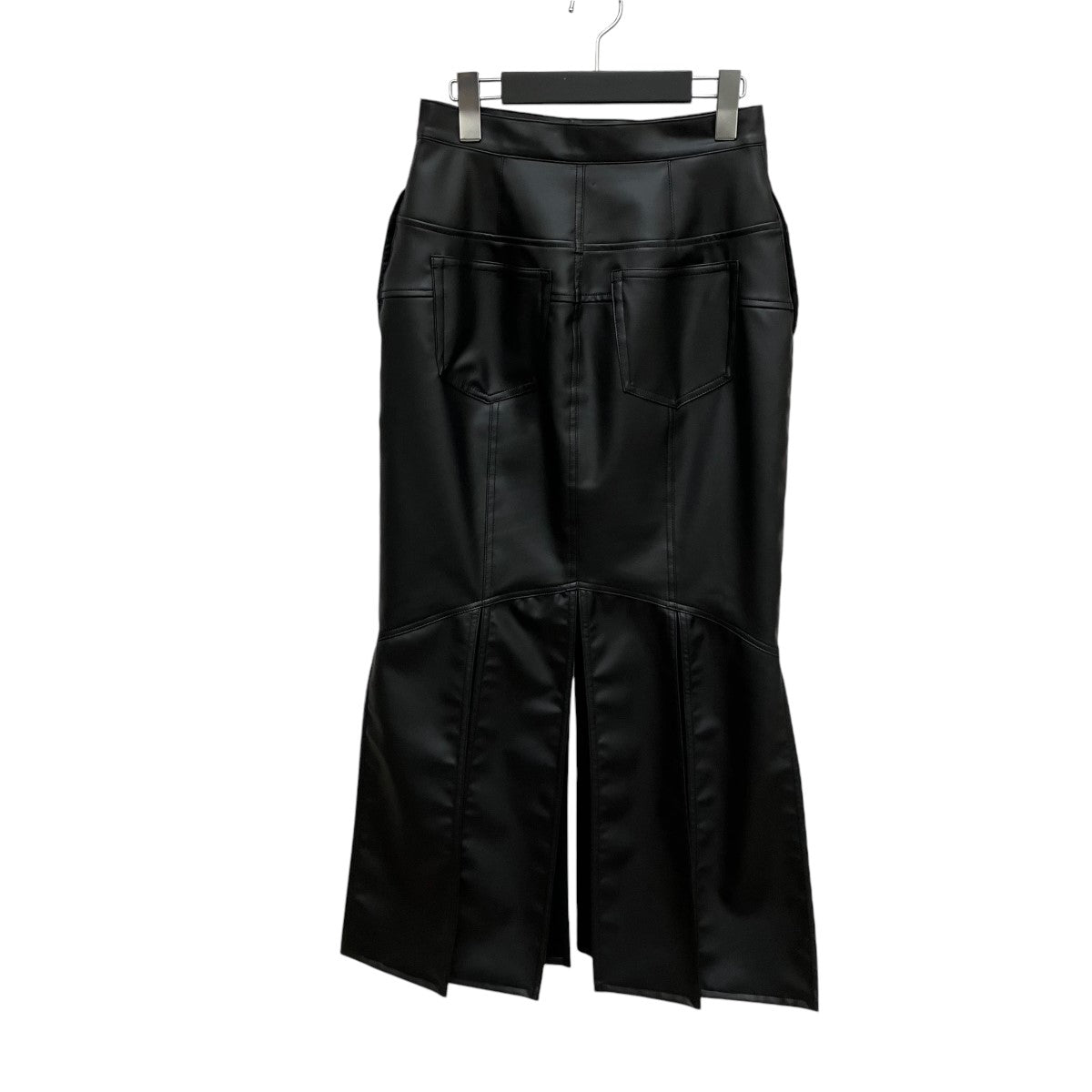 FETICO(フェティコ) FAUX-LETHER SLIT SKIRTフェイクレザースカート 