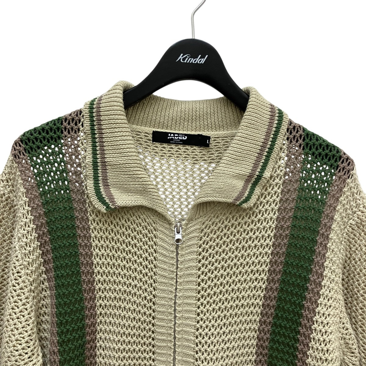 ジェイデッドロンドン JADED LONDON 「Lucid Knit Track Top」 ジップ