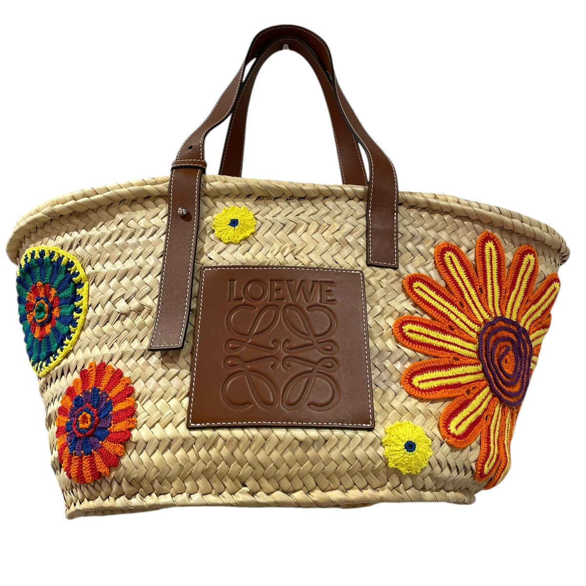 ゼニス新作モデル LOEWE(ロエベ) 花柄カゴバッグ ベージュ｜【公式】カインドオル バッグ