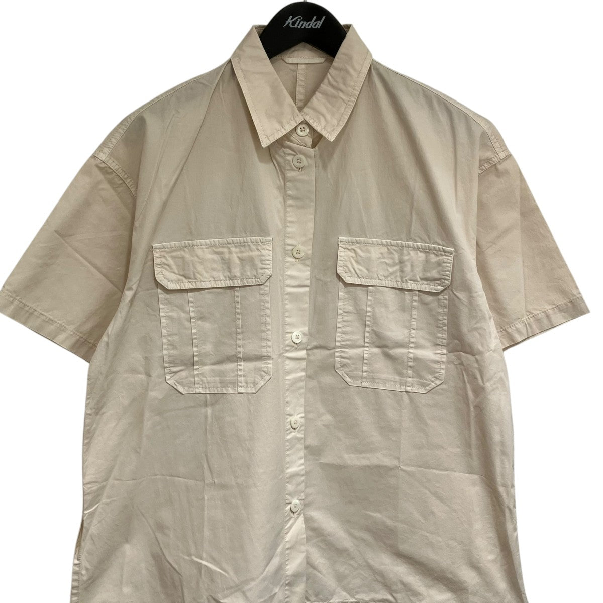 【値下げ】Spick and Span 半袖シャツ 24-050-200-8030-2-0 ベージュ サイズ：F (静岡パルコ店) Spick and Span(スピックアンドスパン) 半袖シャツ24-050-200