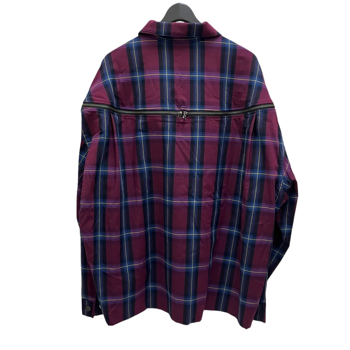 FACETASM(ファセッタズム) 23SSZIPPED CHECK SHIRTチェックチェックシャツABH-SH-M02 ABH-SH-M02  パープル サイズ 4｜【公式】カインドオルオンライン ブランド古着・中古通販【kindal】