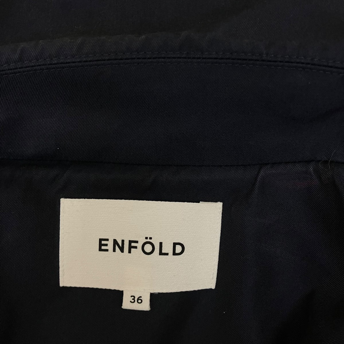 ENFOLD(エンフォルド) トレンチコート300BA330-0490 300BA330-0490 ネイビー サイズ 36｜【公式】カインドオルオンライン  ブランド古着・中古通販【kindal】