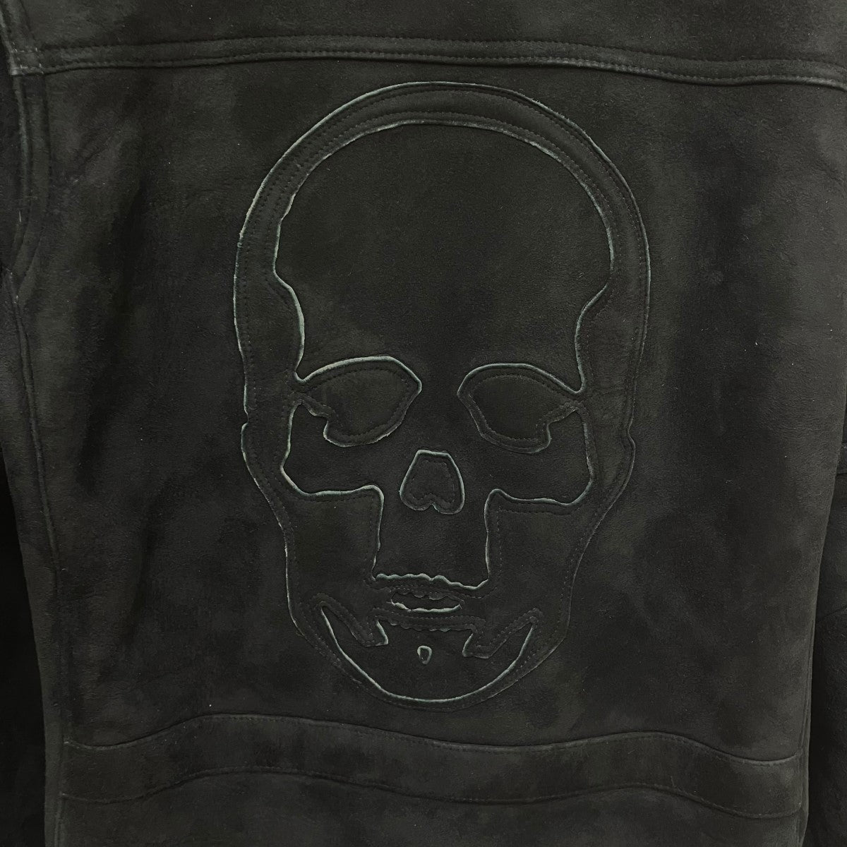 lucien pellat-finet(ルシアンペラフィネ) スカル柄ムートンジャケット