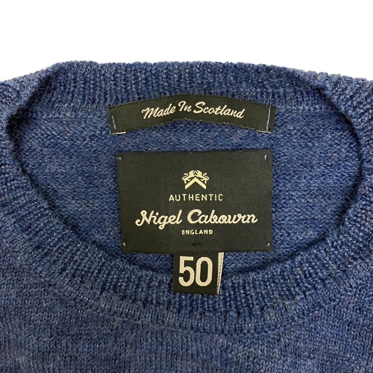 NIGEL CABOURN(ナイジェルケーボン) ニット8011140001 8011140001 ネイビー サイズ  50｜【公式】カインドオルオンライン ブランド古着・中古通販【kindal】