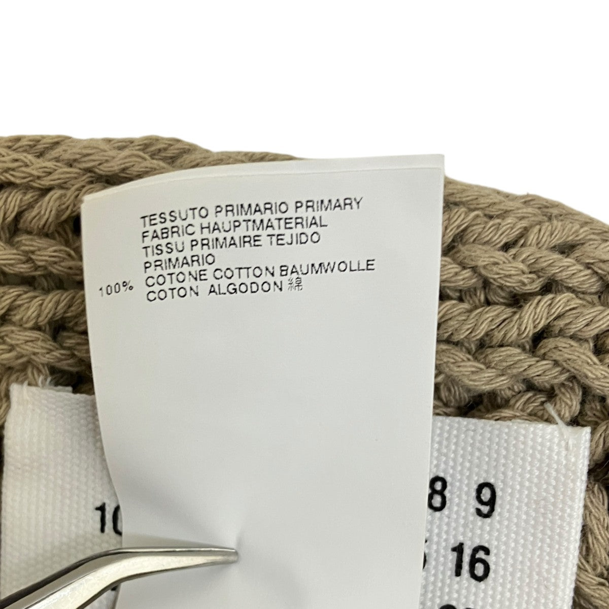 Maison Margiela メッシュ編みニットロングベスト01PR/2012/1755-201201 古着・中古-5枚目のアイテム画像