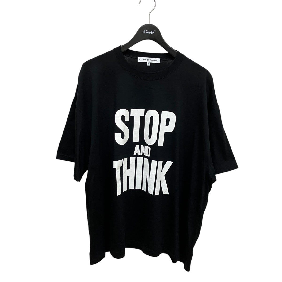【高い素材】 KATHARINE HAMNETT(キャサリンハムネット) SMU STOP AND THINK トップス