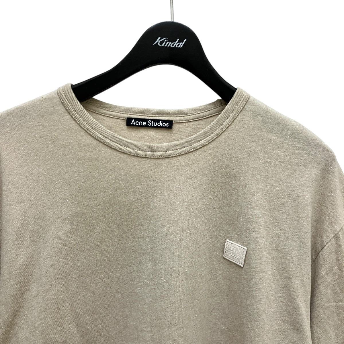 【大人気】Acne Studios エドラ ダブルU シャンパン Tシャツ Acne Studios アクネストゥディオズ Tシャツ メンズ カットソー