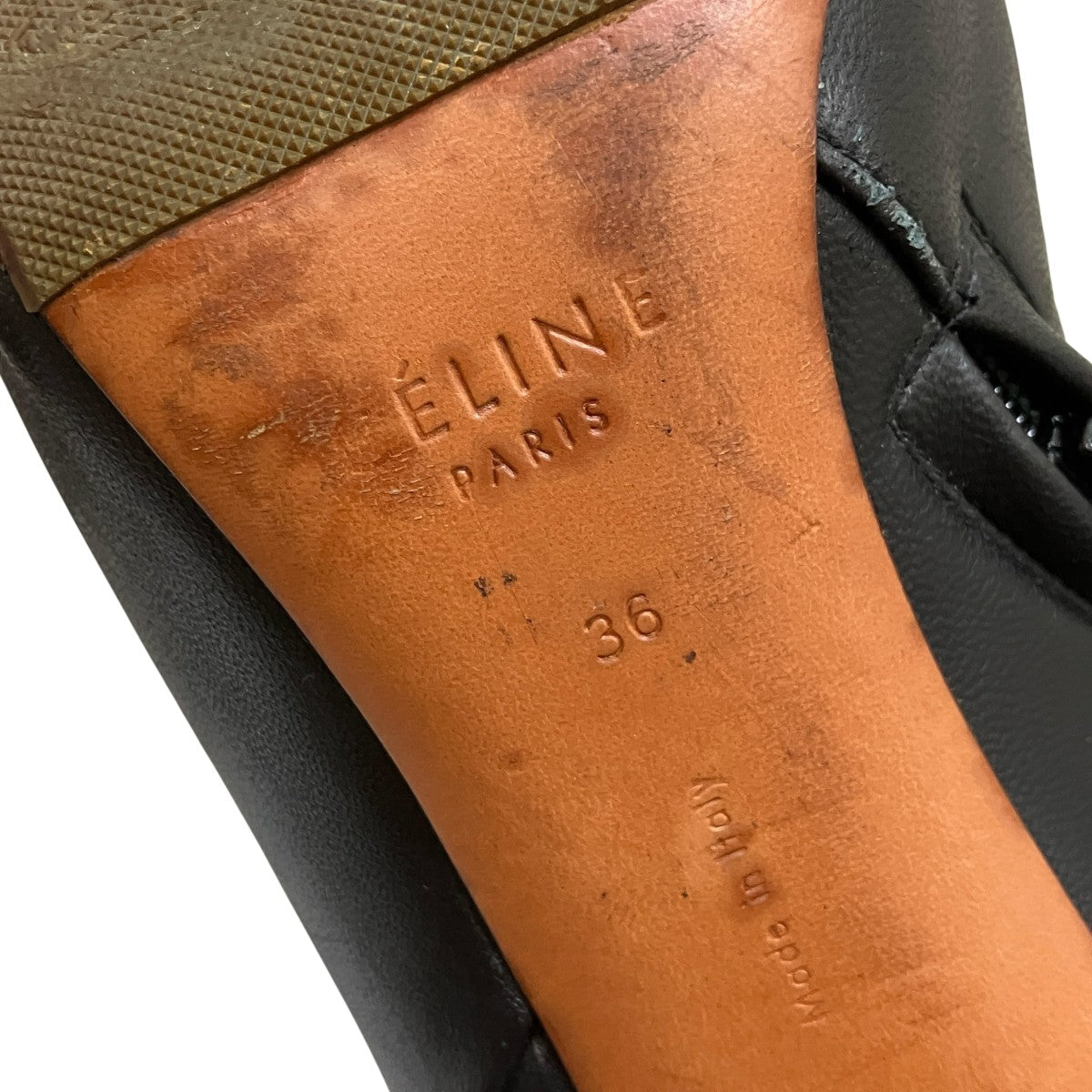 最終価格　セリーヌ　celine フィービー　36 　ブーティー CELINE(セリーヌ) フィービー期ブーツ ブラック サイズ 36