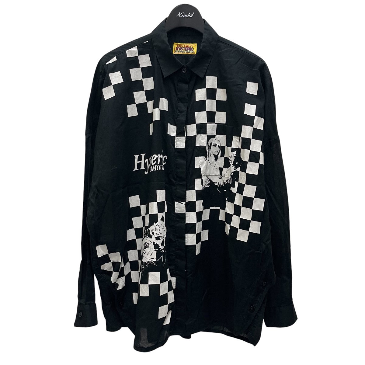 Hysteric Glamour オーバーサイズシャツ01221AH07 古着・中古-1枚目のアイテム画像