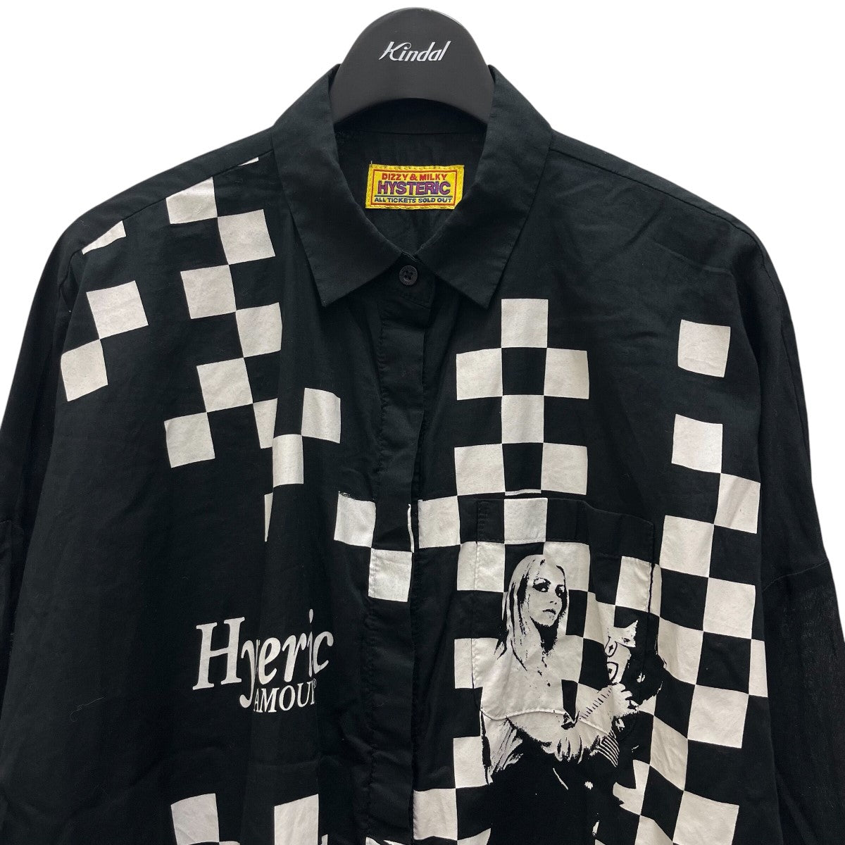 Hysteric Glamour オーバーサイズシャツ01221AH07 古着・中古-3枚目のアイテム画像