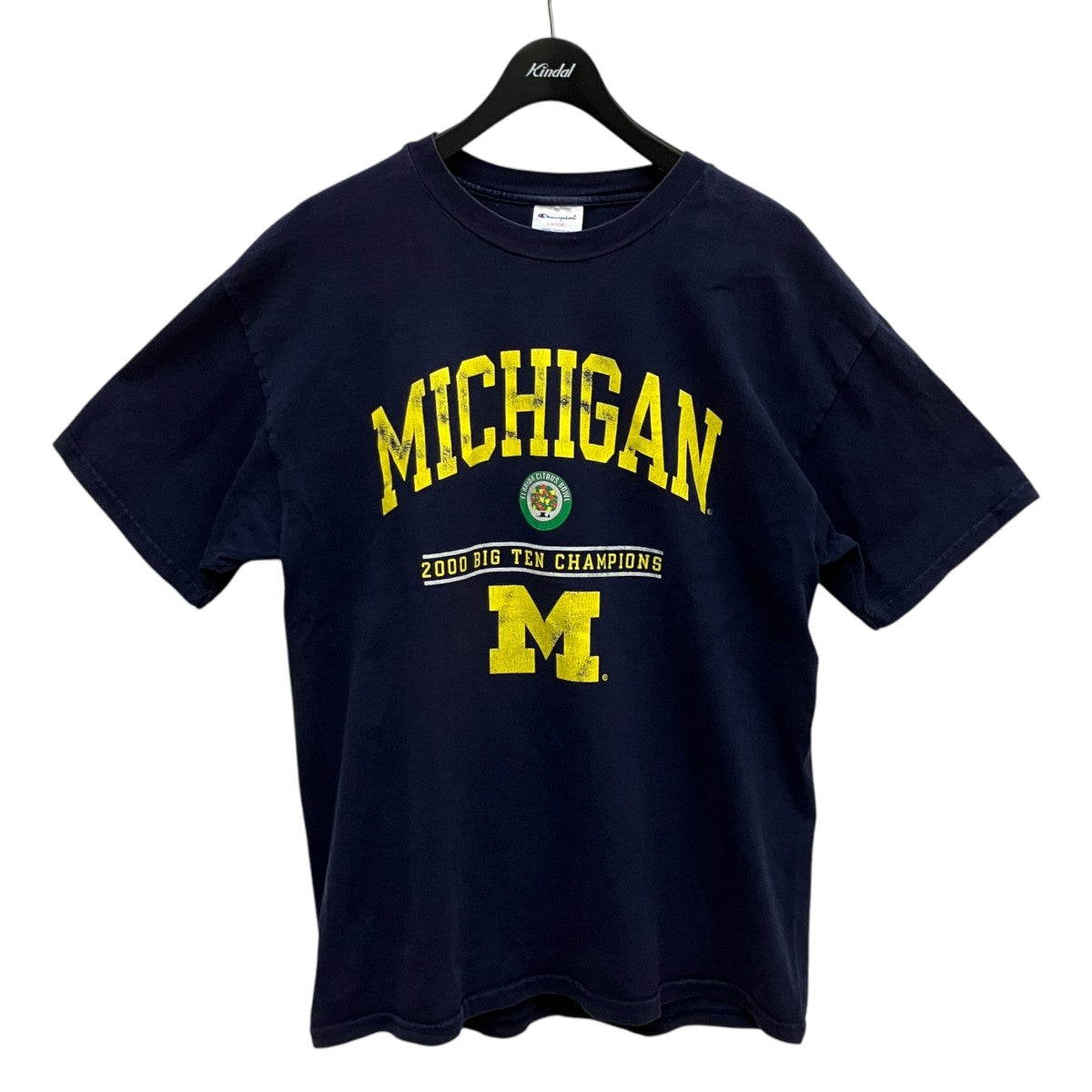 公式限定 福袋 - 公式通販オンラインショップ Champion(チャンピオン) MICHIGAN半袖Tシャツ ネイビー サイズ L シャツ
