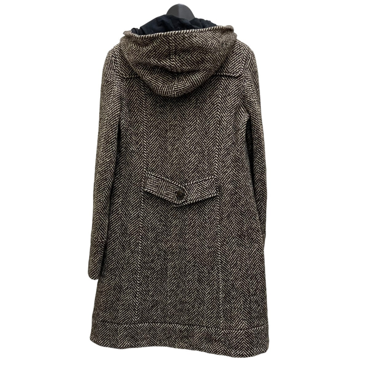 ヘリンボーンツイードコート