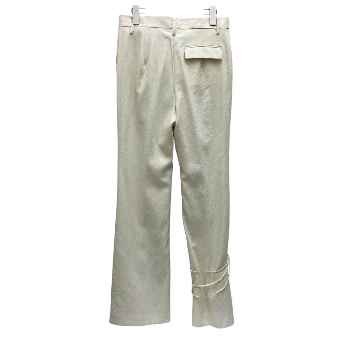 IRENE(アイレネ) Strap Detail Tailored Trousersスラックス23A88001  