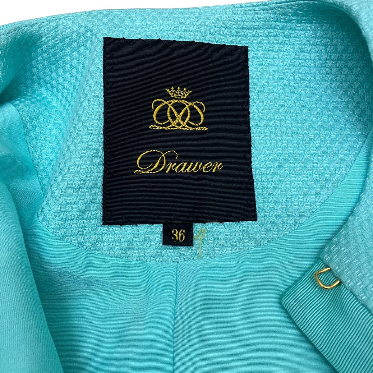 Drawer(ドゥロワー) ノーカラーケープジャケット6522-299-0672 6522