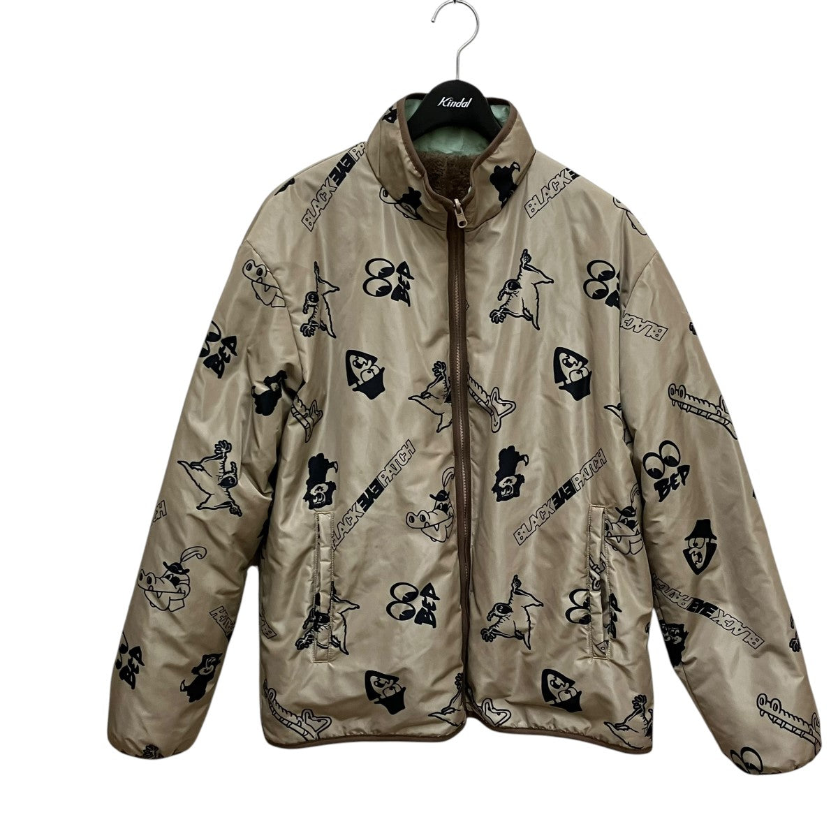 21SSBEPSS210T04総柄×ボアリバーシブルジャケット