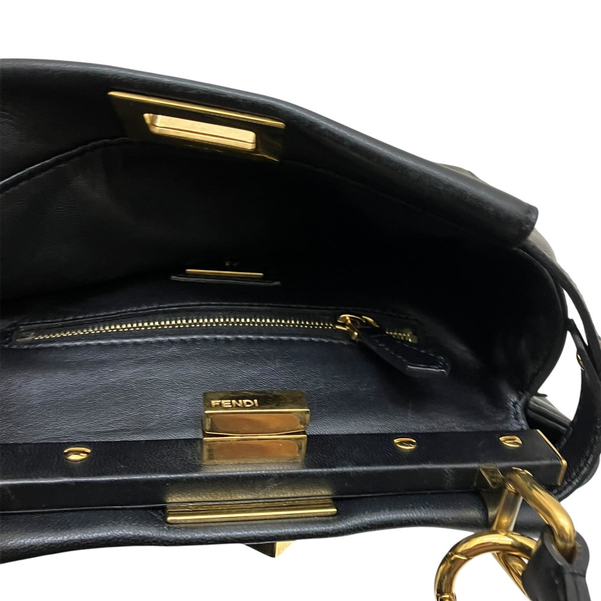 【極上美品】FENDIフェンディ　ファーティペット　ブラック フェンディ FENDI Wフェイスショルダー 8BR794 ベージュ ファー