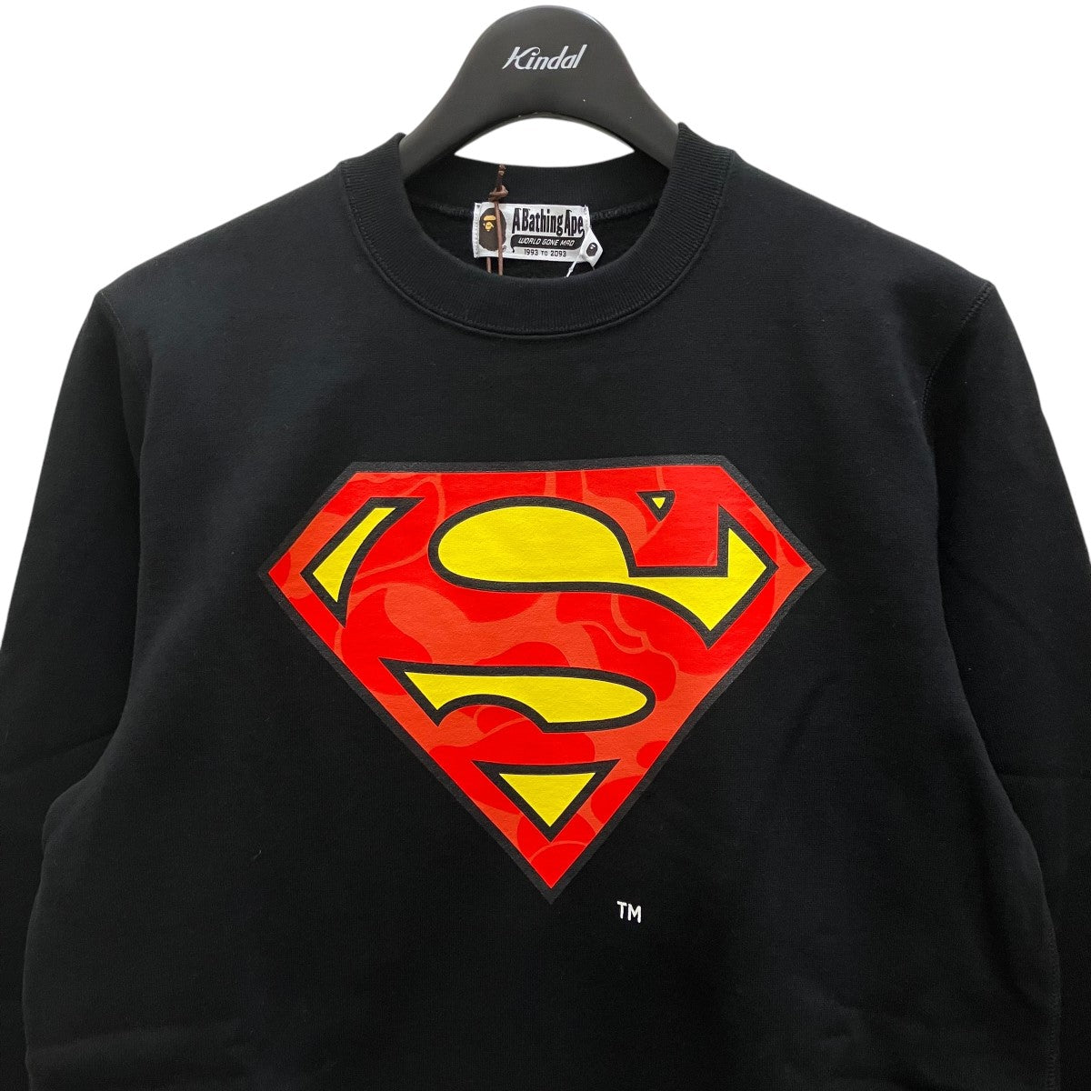 A BATHING APE×DC SUPERMAN クルーネックスウェット1G721113927
