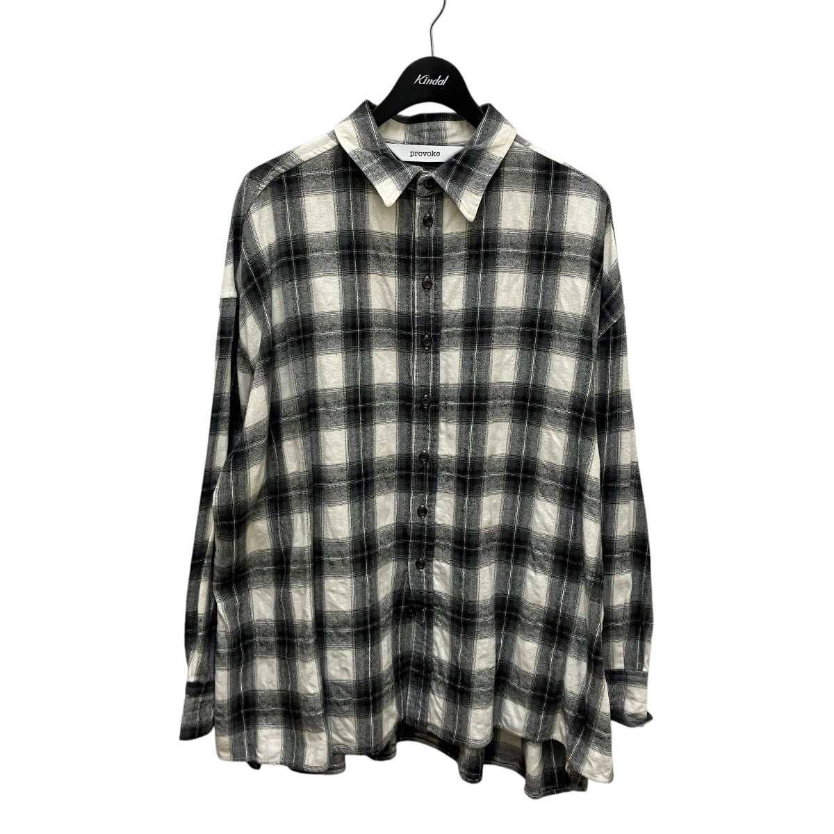Oversized check ShirtチェックシャツPV-030047-ap