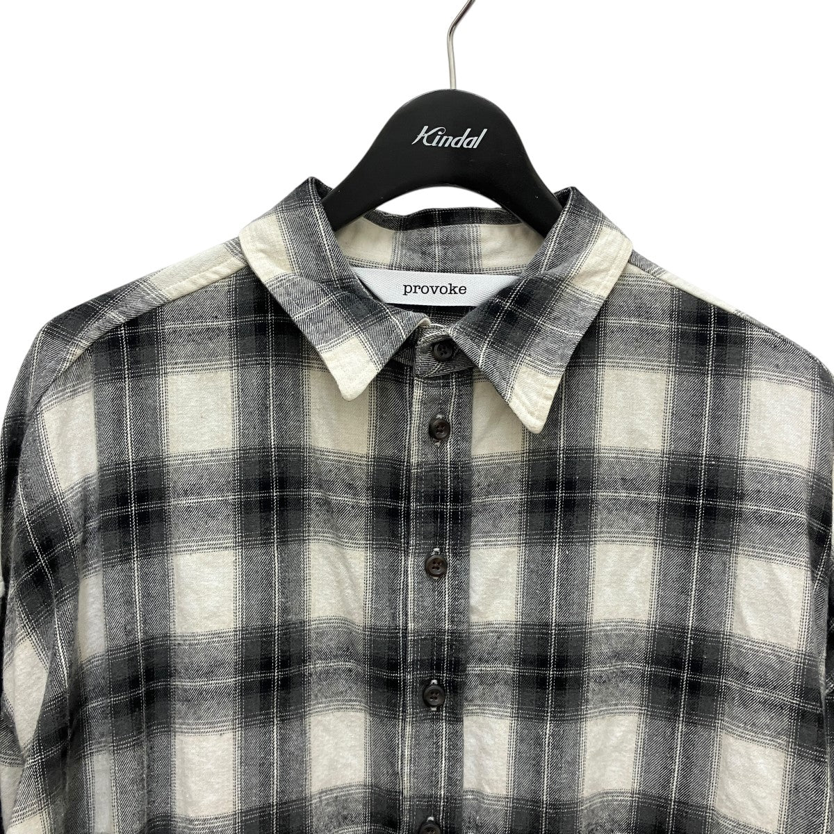 Oversized check ShirtチェックシャツPV-030047-ap