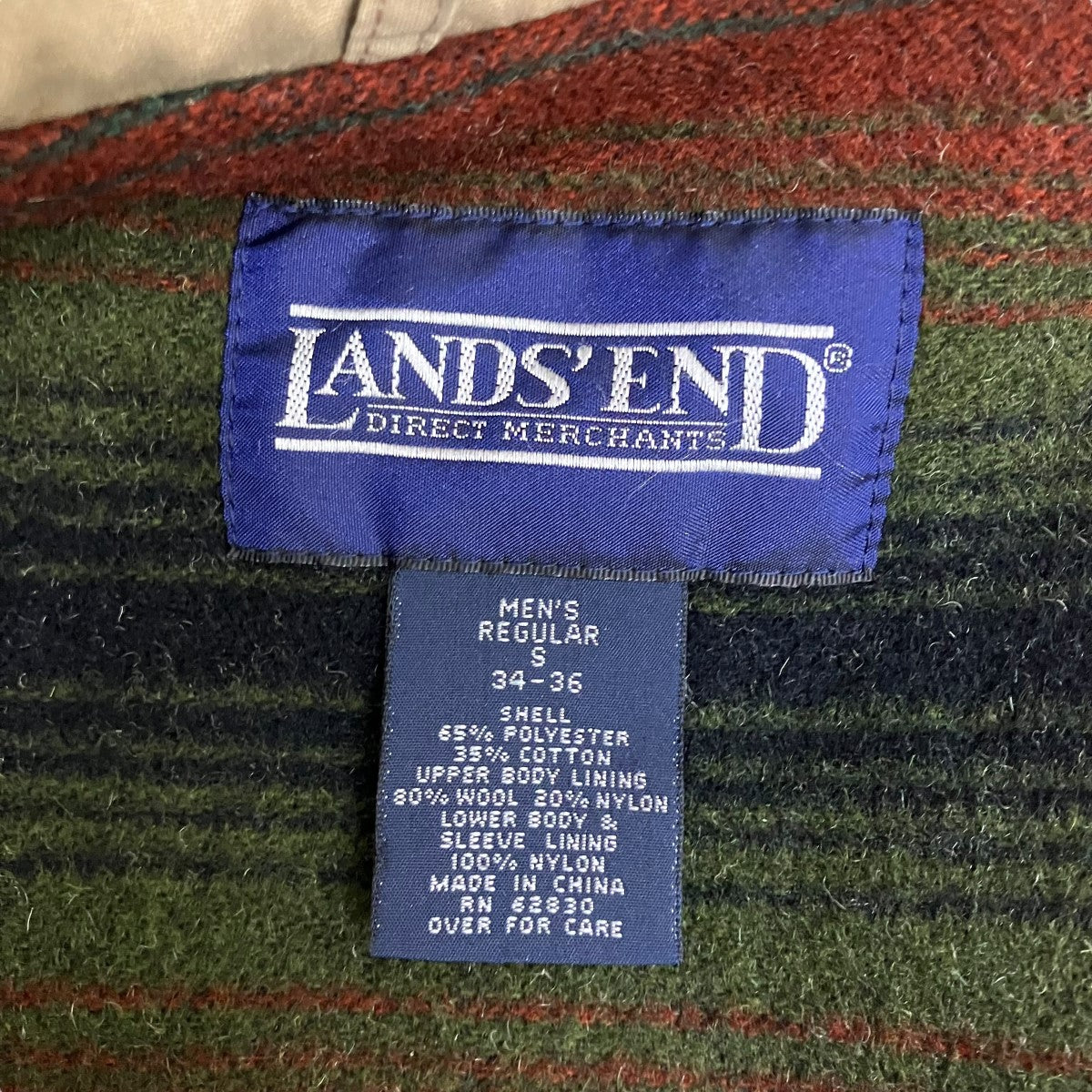 LAND’S END 古着・中古 ランズエンドのジャケット LE29409です。