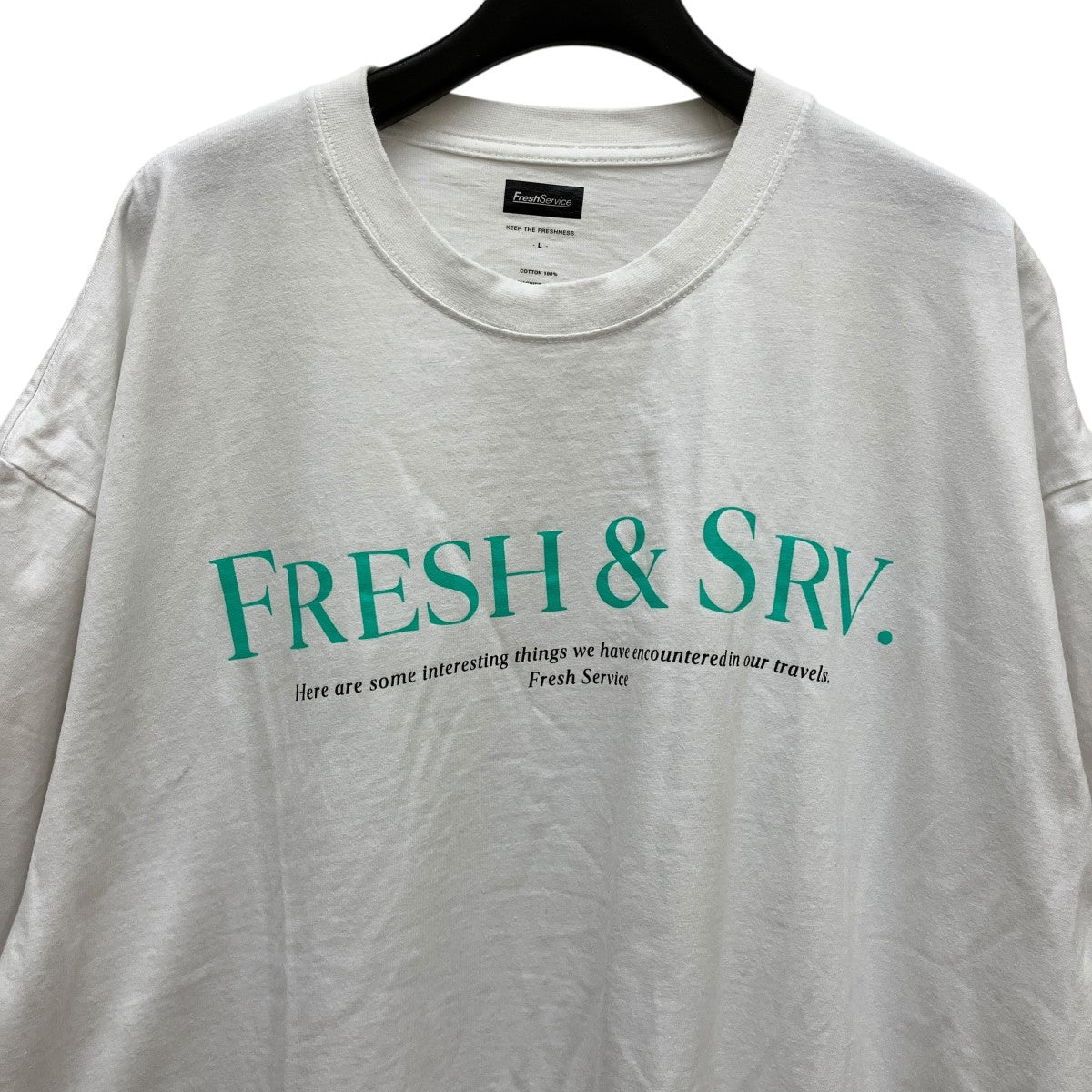 FreshService / フレッシュサービス 半袖シャツ FreshService フレッシュサービス COOLFIBER OPEN COLLAR S/S
