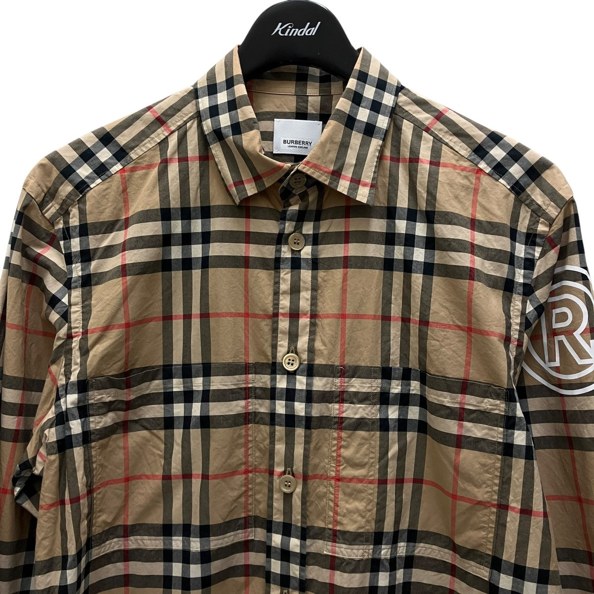 BURBERRY(バーバリー) チェックシャツ ベージュ サイズ S｜【公式