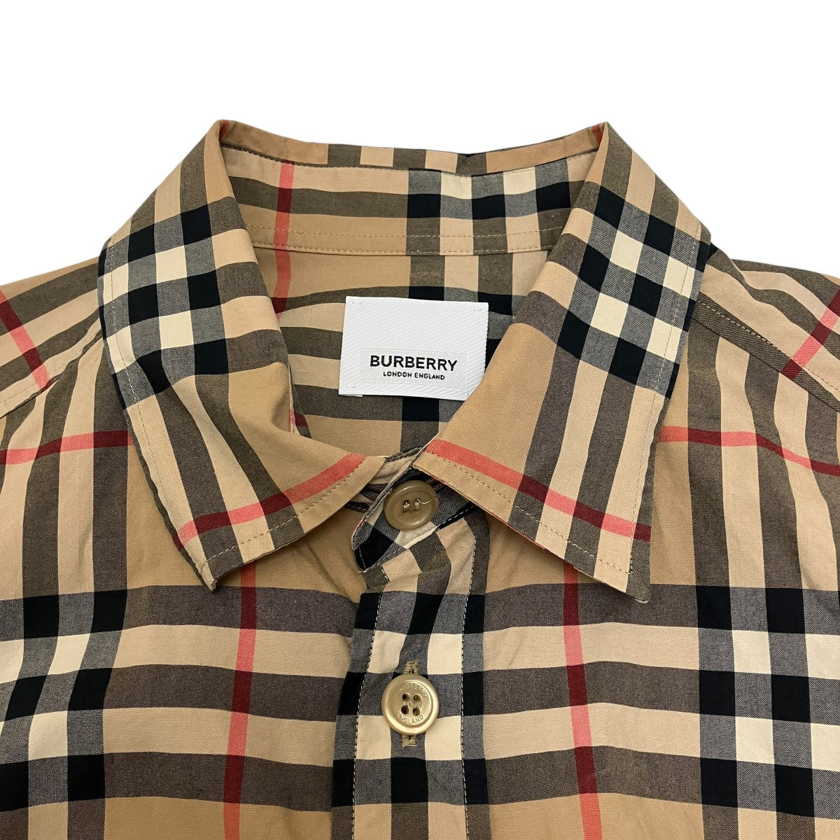 aja　BURBERRY チェック柄 ベージュシャツ　サイズS 楽天市場】【アパレル】BURBERRY バーバリー 長袖 シャツ ブラウス
