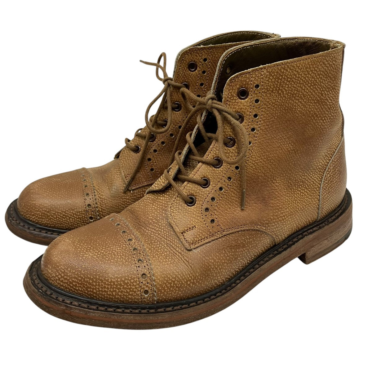7802 1 grain lea demobレースアップブーツ