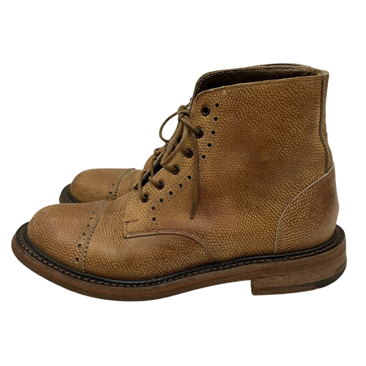 7802 1 grain lea demobレースアップブーツ