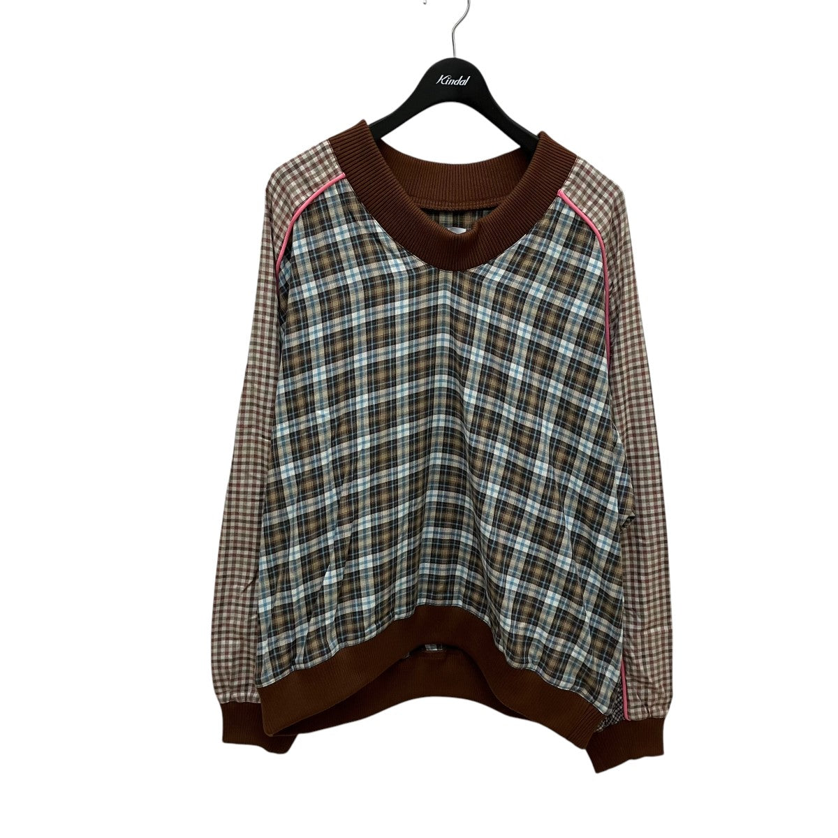 URU×DIGAWEL 古着・中古 ウル×ディガウェルのDWVB049 チェック スウェットです。