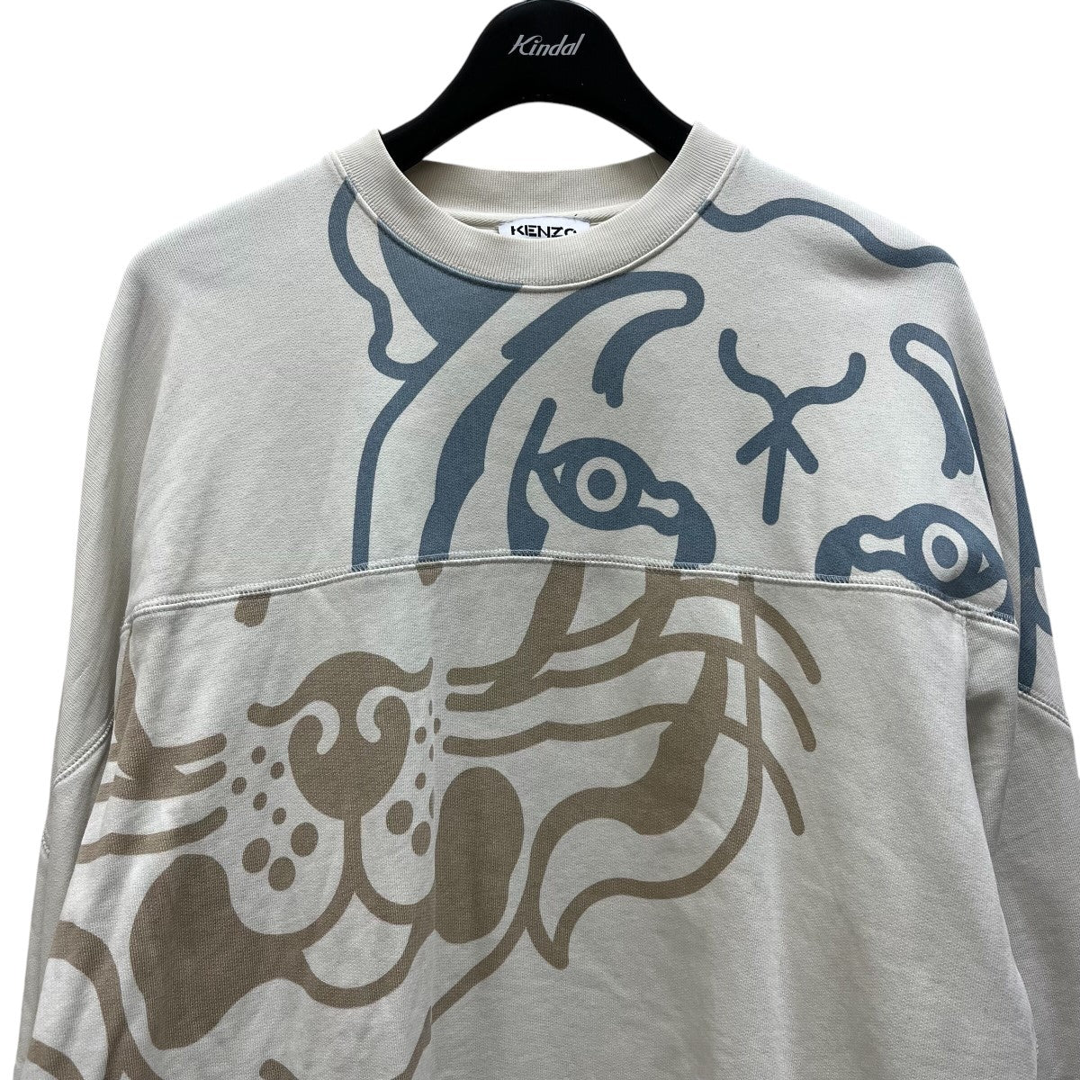 美品 KENZO 21SS スウェット グラフィックプリント コットン M