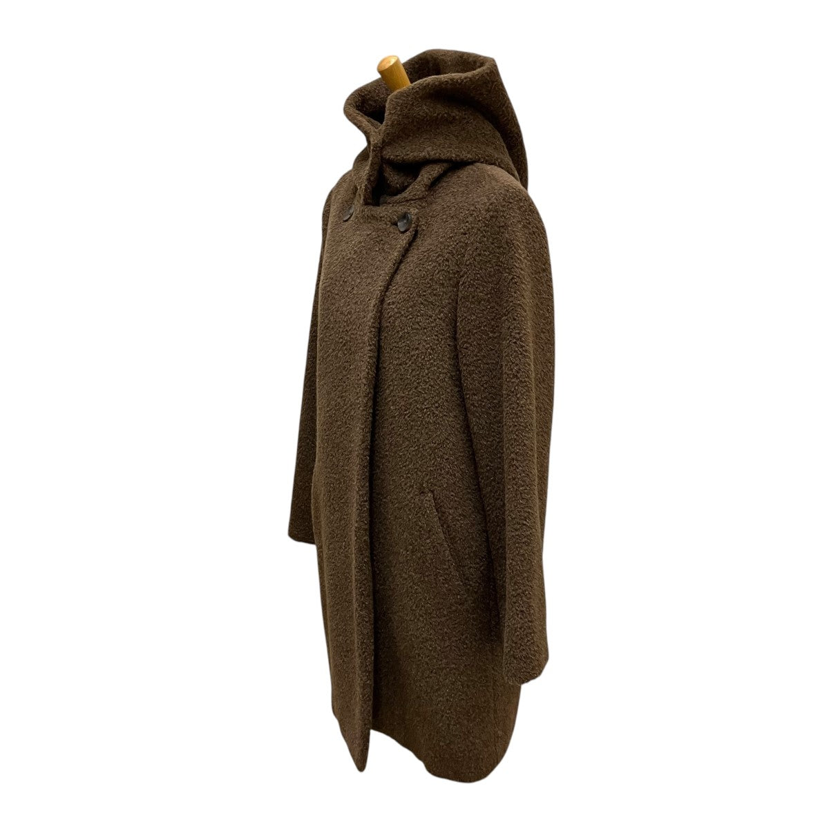 MaxMara(マックスマーラ) アルパカ混フーデッドシャギーコート60860973