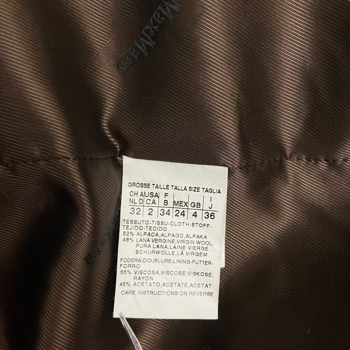 アルパカ混フーデッドシャギーコート60860973