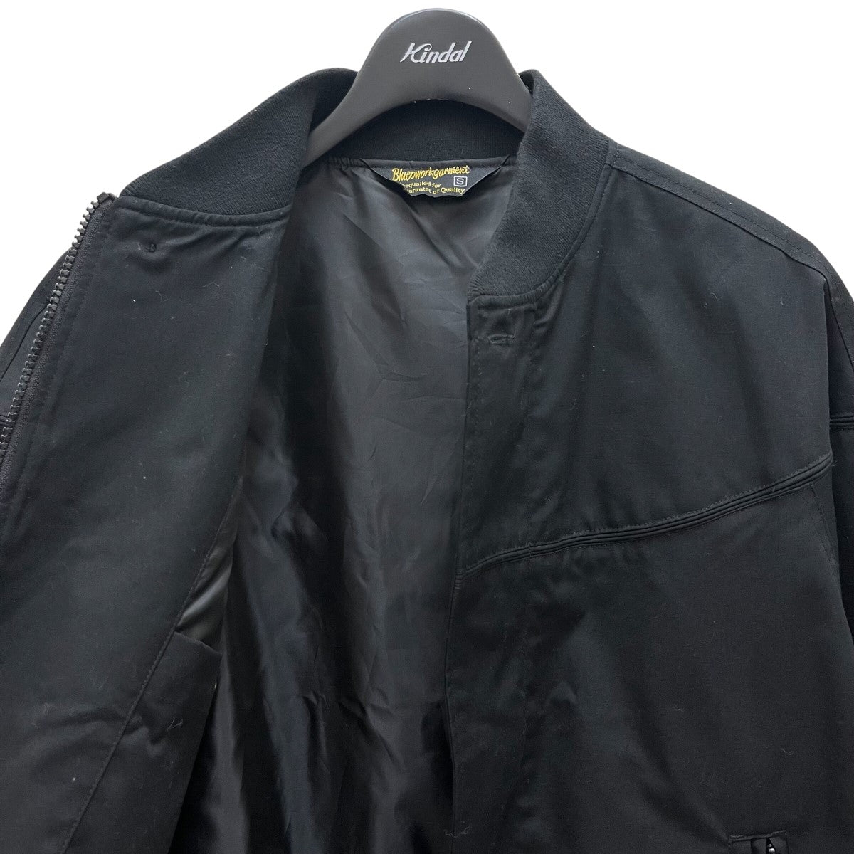 BLUCO WORK GARMENT (ブルコ ワーク ガーメント) チンストコーチジャケット ブラック サイズ:XL