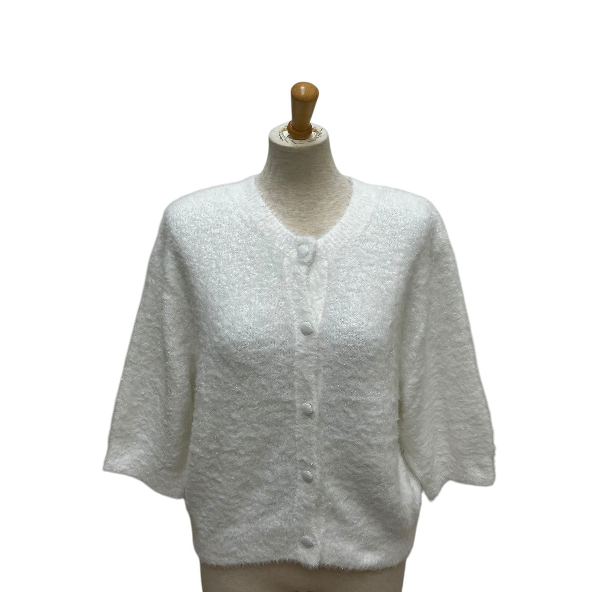 UNITED ARROWS 古着・中古 ユナイテッドアローズのリボンヤーン 2WAY ニットカーディガン 1528-106-0374です。