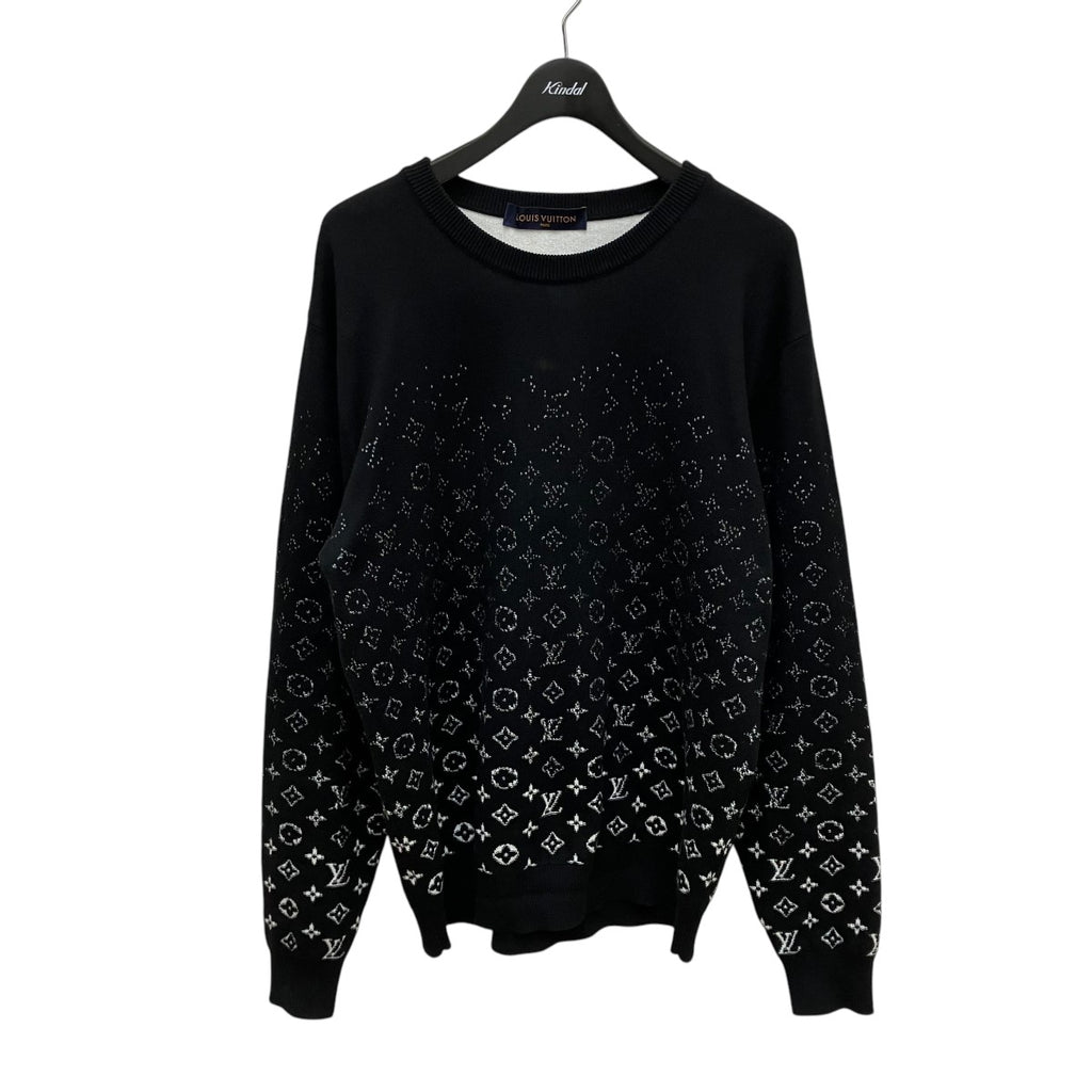 LOUIS VUITTON(ルイヴィトン) モノグラムデグラデクルーネックニット  