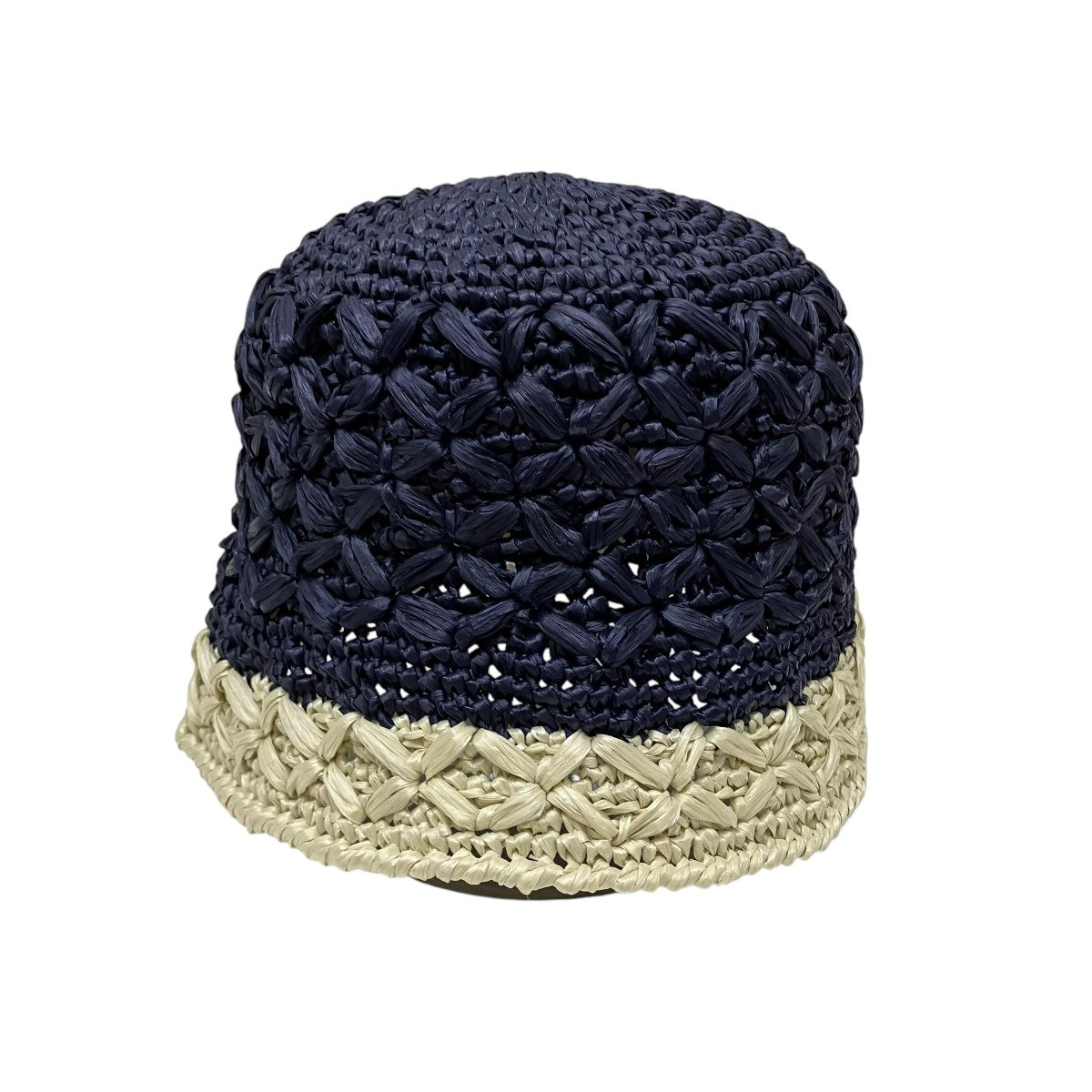 プラダ　PRADA バケットハット　バケハ　ラフィア PRADA(プラダ) ラフィア ビコローレバケットハット1H0609 1H0609