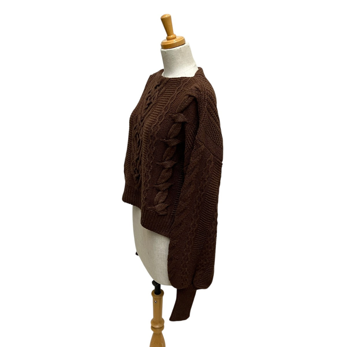mame kurogouchi 箔プリント加工ニットMM18AW-KN066 古着・中古-4枚目のアイテム画像
