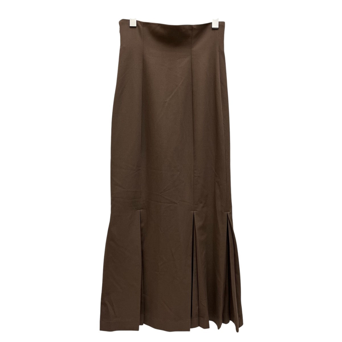louren(ローレン) mermaid pleats skirtマーメイドスカート ブラウン  