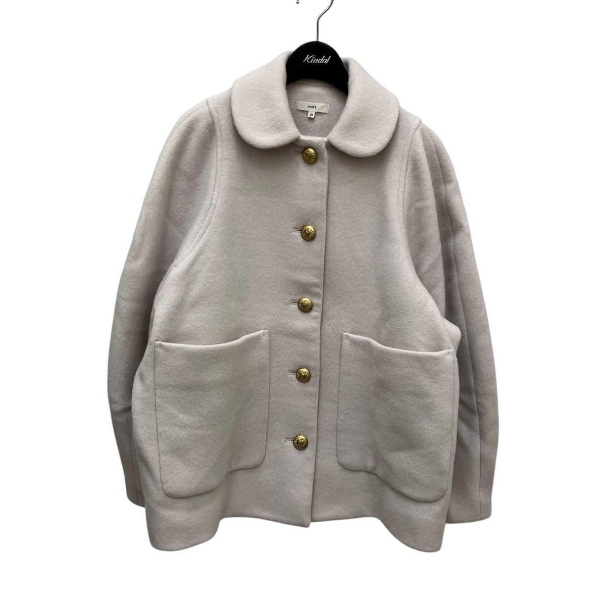 yori ヨリ　Aライン フードコート　ロングコート　36 yori(ヨリ) AラインフードコートYR2025-089AW YR2025-089AW