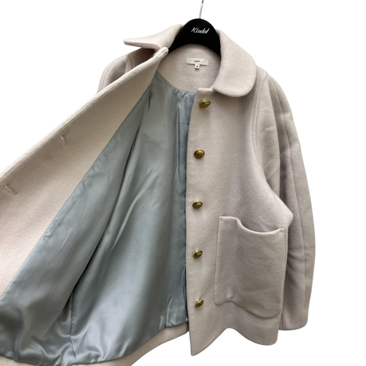 yori(ヨリ) YR2225-096AWコート ピンクベージュ サイズ 36｜【公式