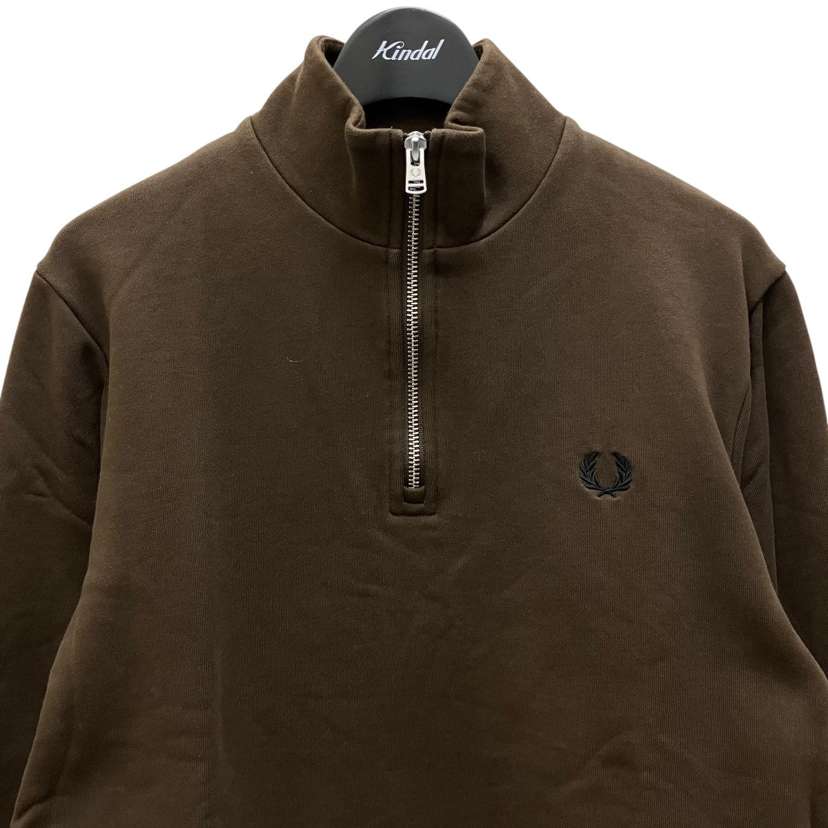 FRED PERRY Half Zip Sweatshirt M3574ハーフジッププルオーバーM3574 古着・中古-3枚目のアイテム画像